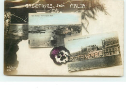 Greetings From Malta - 2 Vues - Malte