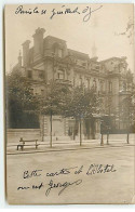 Carte Photo - PARIS - Un Hôtel - Cachet Trocadero - Cafés, Hotels, Restaurants