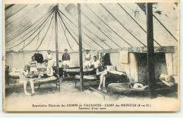 Association Générale Des Camp De Vacances - Camp Des MESNULS - Intérieur D'une Tente - Sonstige & Ohne Zuordnung