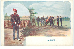 Artillerie - Militaires En Uniforme - Regiments