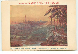 Messageries Maritimes - Lever De Soleil (environs De Luknow) INDE - Anisette Marie Brizard & Roger - Indien