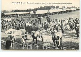 MORTAGNE - Concours Hippique Des 26, 27, 28 Juin 1908 - Présentation Des Chevaux - Mortagne Au Perche