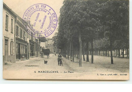 MARCELCAVE - La Place - Cachet 68e Batterie De Construction - Régiment Artillerie - Sonstige & Ohne Zuordnung