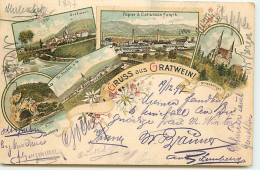 Autriche - Gruss Aus GRATWEIN - Papier & Cellulose Fabrick, Hausberg ... - Gratwein