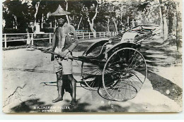 Malaisie - PENANG - A Rickshaw Puller - Malaysia