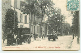 LIMOGES - Avenue Baudin - Camion Service De Livraison Nouvelles Galeries - Limoges