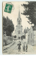 LES MUREAUX - L'Eglise Et La Rue De L'Eglise - Les Mureaux