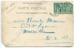 Pionnière Nuage Ecrite 13 Novembre 1899 * DIJON Hôtel De Ville - Editeur FA & Cie - Défraîchie - Dijon