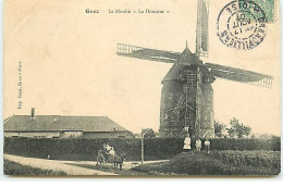 GREZ - Le Moulin "La Douceur" - Moulin à Vent - Carte Vendue En L'état - Autres & Non Classés