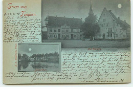 Danemark - Gruss Aus TONDERN - Marktplatz - Süderthor - 1898 - Lune - Dänemark