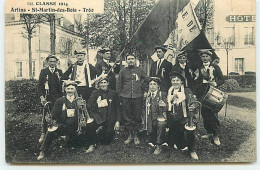 Classe 1914 - ARTINS - SAINT-MARTIN-DES-BOIS - TROO - Conscrits Avec Des Instruments De Musique - Andere & Zonder Classificatie