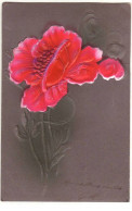 Carte En Relief - Fleurs - Coquelicot - Fleurs