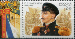 Russia 2002. 200th Anniversary Of The Birth Of P.S.Nakhimov (VI) (MNH OG) Stamp - Nuevos