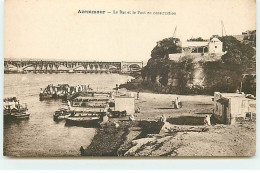 Maroc - AZEMMOUR - Le Bac Et Le Pont En Construction - Other & Unclassified