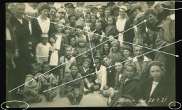 Orig. Foto AK 1921 Süße Jungen & Mädchen Zusammen Am Strand Von Borkum, Sweet Girls & Boys Together On The Beach - Anonymous Persons