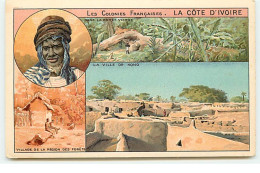 Les Colonies Françaises : La Côte D'Ivoire - Dans La Forêt Vierge (Multi-vues) - Publicité Phoscao - Côte-d'Ivoire