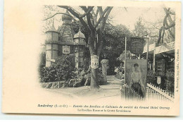 ANDRESY - Entrée Des Jardins Et Cabinets De Société Du Grand Hôtel Ozeray - Le Pavillon Russe Et La Grotte Savoisienne - Andresy