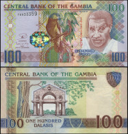 Gambia 100 Dalasis. ND (2013) Unc. Banknote Cat# P.29bb - Gambie