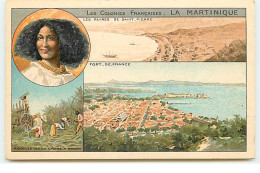 Les Colonies Françaises : La Martinique - Les Ruines De Saint-Pierre (Multi-vues) - Publicité Phoscao - Sonstige & Ohne Zuordnung