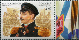Russia 2002. 200th Anniversary Of The Birth Of P.S.Nakhimov (III) (MNH OG) Stamp - Ongebruikt