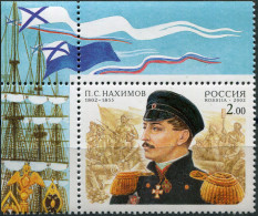 Russia 2002. 200th Anniversary Of The Birth Of P.S.Nakhimov (VII) (MNH OG) Stamp - Unused Stamps