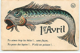 1er Avril - Griff - Tu Aimes Trop Les Bêtes ! ... Voilà Un Poisson ! ... - Poisson - 1 De April (pescado De Abril)