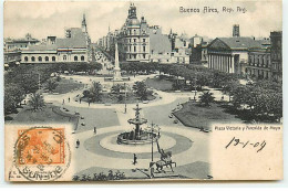 Argentine - BUENOS AIRES - Plaza Victoria Y Avenida De Mayo - Argentinien