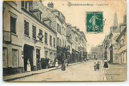 NEUFCHATEL EN BRAY - Grande Rue - Commerces, Coiffeur, Hôtel Du Grand Cerf - Neufchâtel En Bray