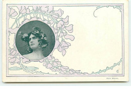Fantaisie - Art Nouveau - Femme Dans Un Médaillon - Cliché Dupont - Women