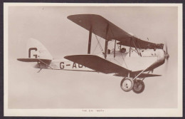 CPA Aviation Avion Non Circulé Voir Scan Du Dos Angleterre MOTH - 1919-1938: Entre Guerras