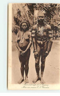 PAPOUASIE - Man And Wife S.N. Guinea - Carte Recoupée Vendue En L'état - Papoea-Nieuw-Guinea