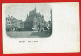 932 - BELGIQUE - MALINES - Place Du Musée  - DOS NON DIVISE - Malines