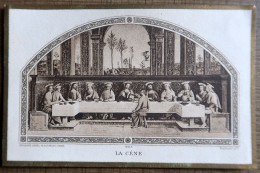 Image Pieuse  - La Cène (première Communion 1909) - Devotieprenten
