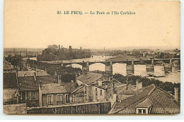 LE PECQ - Le Pont Et L'Ile Corbière - Le Pecq