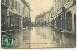 LE PECQ - Les Inondations Du Pecq - Rue De Paris 31 Janvier - Commerces - Le Pecq