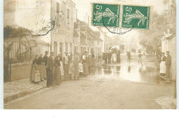 Carte-Photo - BRACIEUX - Avenue Gare - Un Jour D'inondation 1910 - Sonstige & Ohne Zuordnung