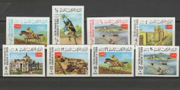 Yemen Kingdom 1967 Olympic Games Mexico Set Of 8 Imperf. MNH - Zomer 1968: Mexico-City