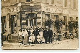 Carte Photo - CORMEILLES EN PARISIS - Café Du Commerce - Cormeilles En Parisis