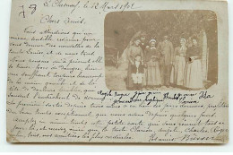 Carte Photo - LE CHESNAY - Une Famille - Le Chesnay