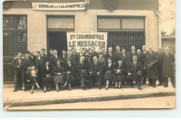 Carte Photo à Identifier - Société Colombophile Le Messager - To Identify