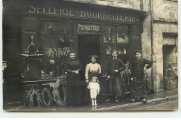 Carte Photo - BOURGES - 19 Rue Des Cordeliers - Sellerie-Bourrellerie Perret Successeur - Bourges