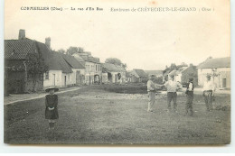 CORMEILLES - La Rue D'En-Bas - Environs De Crèvecoeur-le-Grand - Autres & Non Classés