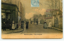 MAISONS-LAFFITTE - Rue D'Achères - Carte Toilée - Maisons-Laffitte