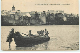 Maroc - AZEMMOUR - Pêcheurs Au Bord De L'Oun-er-Rebia - Other & Unclassified
