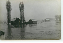 Carte Photo - ESBLY - A.F. Viguié Charbons - Inondations 1910 - Esbly