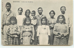 BRESIL - Santos - Indios Nos Arredores - Autres