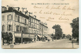 LE PECQ - L'Avenue Jean Jaurès - Café, Billard - Le Pecq