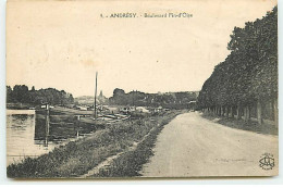 ANDRESY - Boulevard Fin D'Oise - Péniche - Andresy