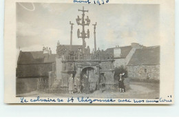 Carte Photo - SAINT THEGONNEC - Le Calvaire Août 1930 - Saint-Thégonnec