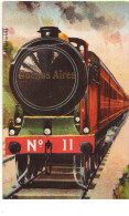 Carte à Système - BUENOS AIRES - Locomotive - Pull Out - Argentine